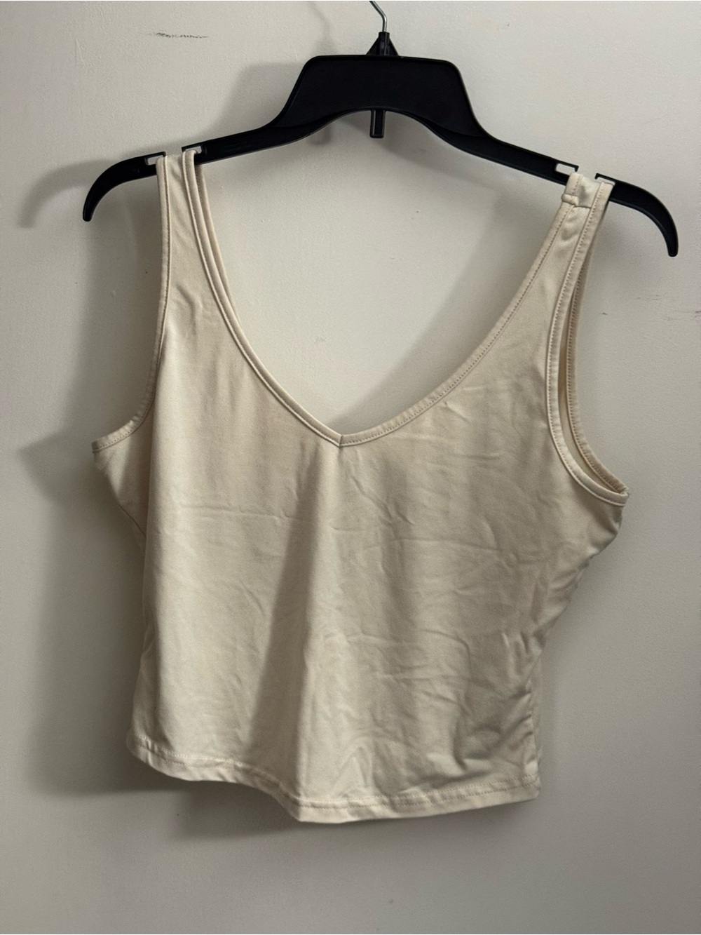 Women’s Cream V-Neck Tank Top
